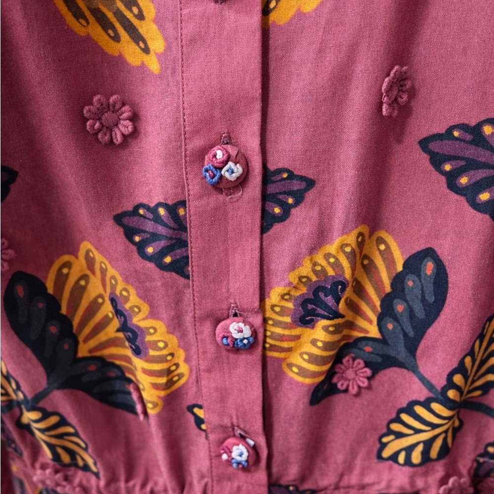 ✨ Farm Rio Butterfly Floral Mini Dress ✨ - Picture 4 of 7